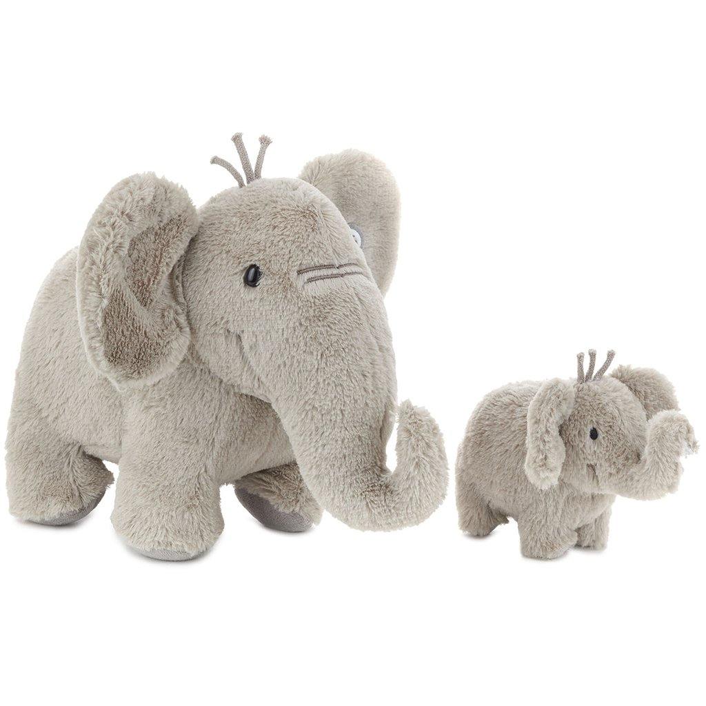 Hallmark  Big and Little Elephant Singing Stuffed Animals With Motion, 8