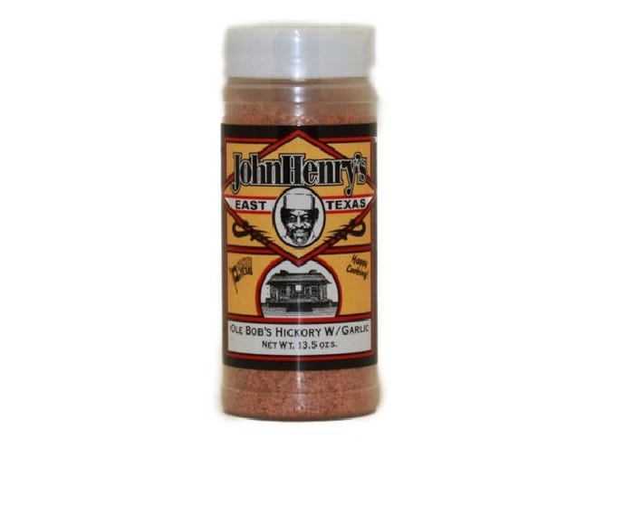 John Henrys Ole Bobs Hickory with Garlic BBQ Rub， 13.5oz - OLE BOBS RUB