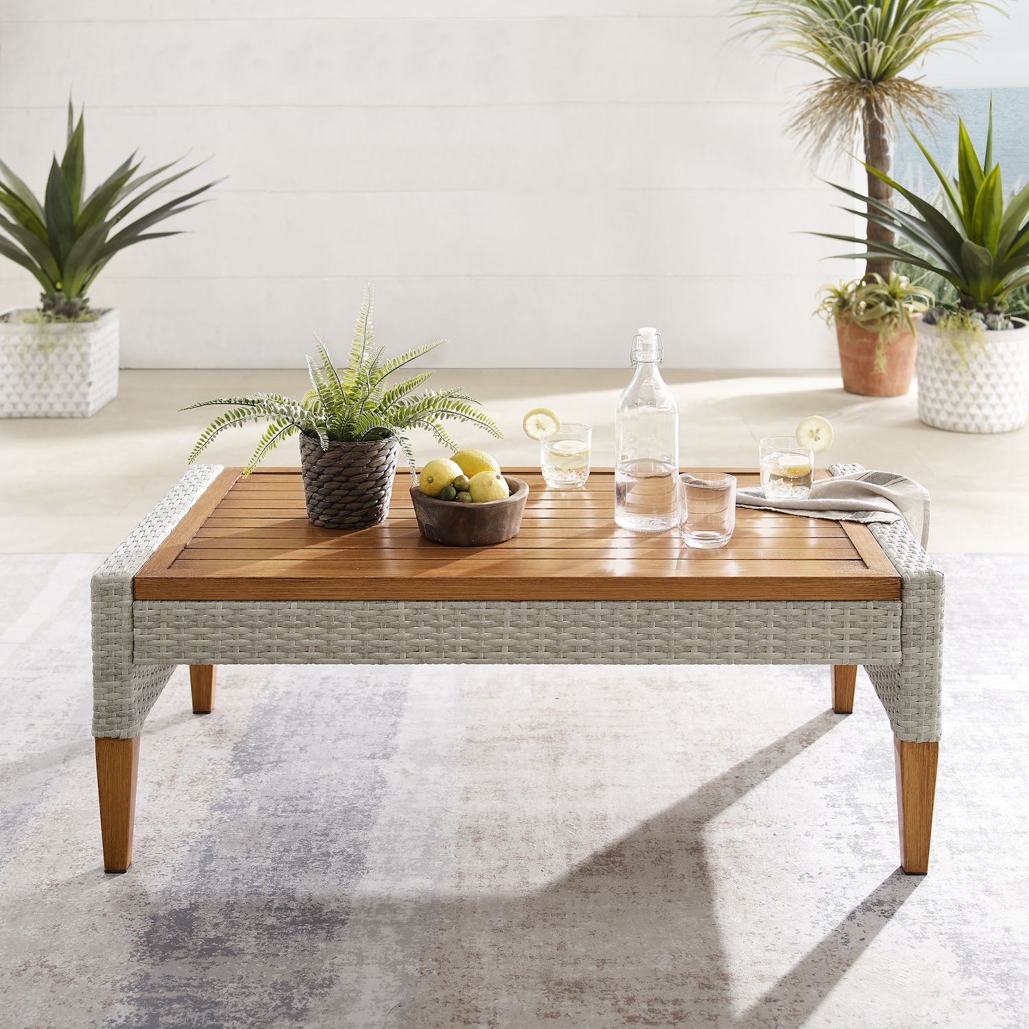 Crosley Capella Outdoor Wicker Coffee Table