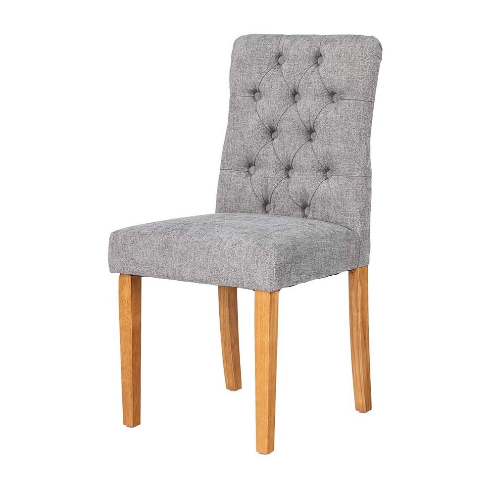 Homylin Upholstered Tufted Dining Chair (Set of 2)