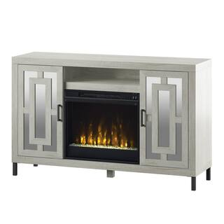 Twin Star Home 55 in. Freestanding Electric Fireplace TV Stand in Fairfax Oak 123834