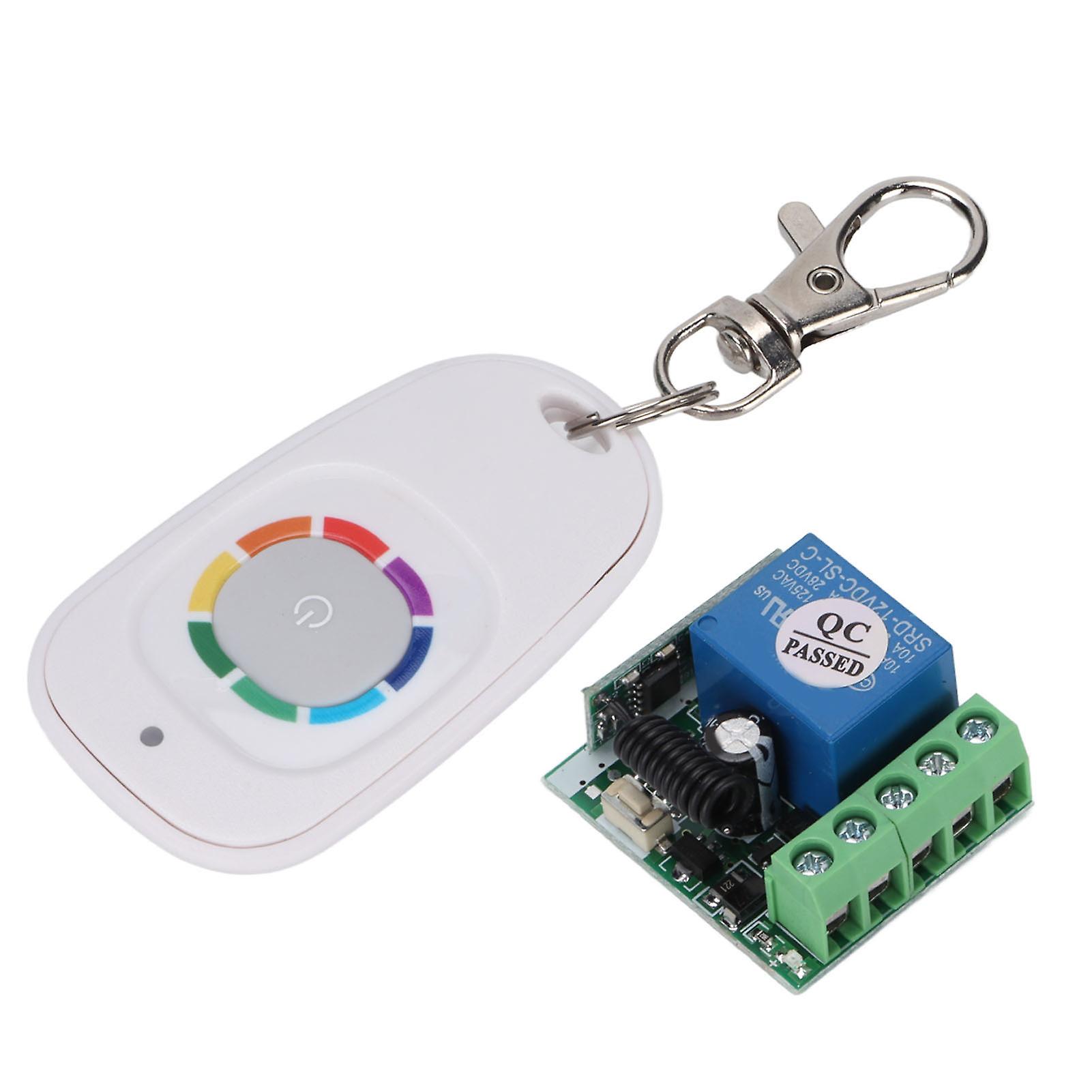 Relay Remote Switch Single Channel Single Button Control Switch Learning Type Relay Remote Dc 12v