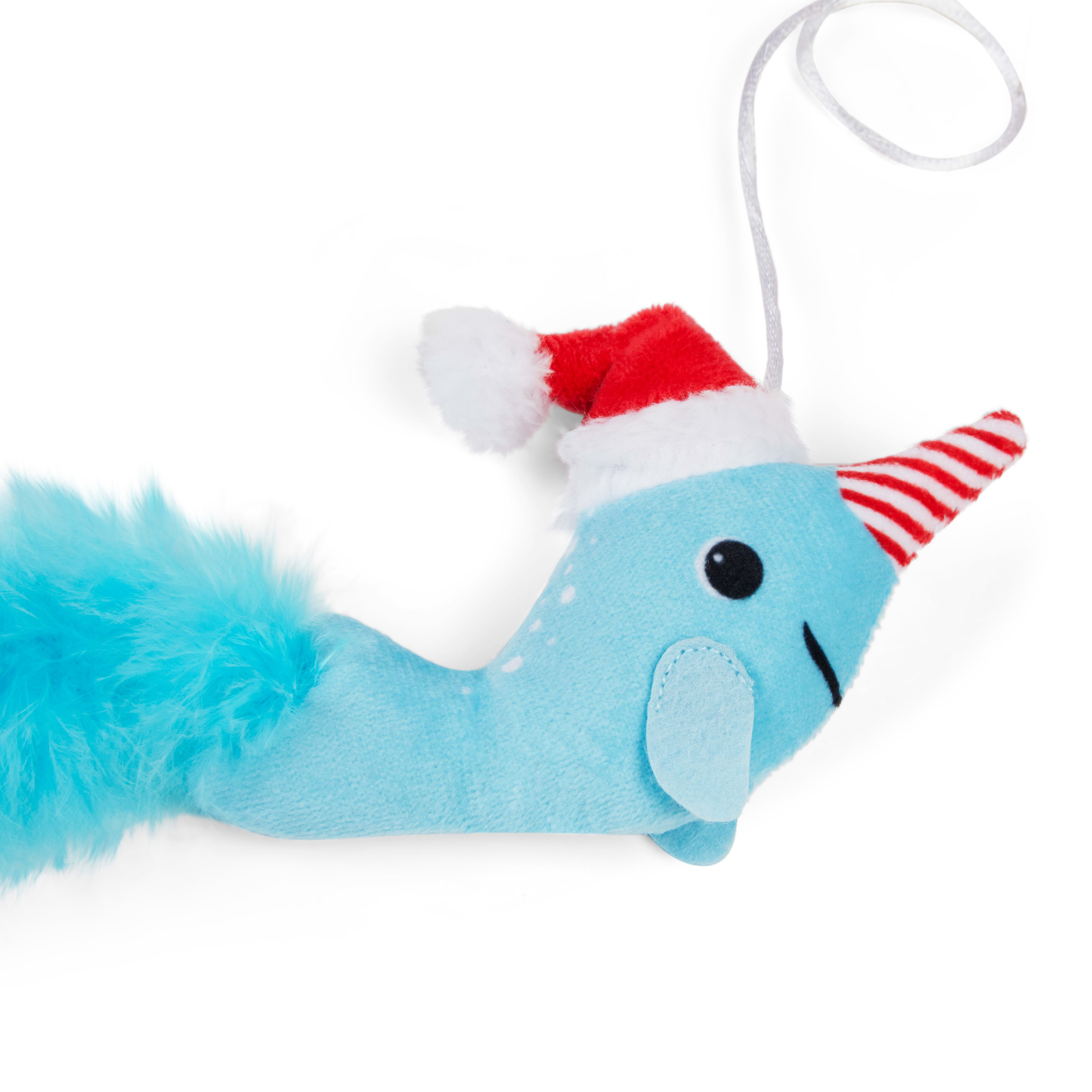 More and Merrier Narwhal Cat Teaser Toy