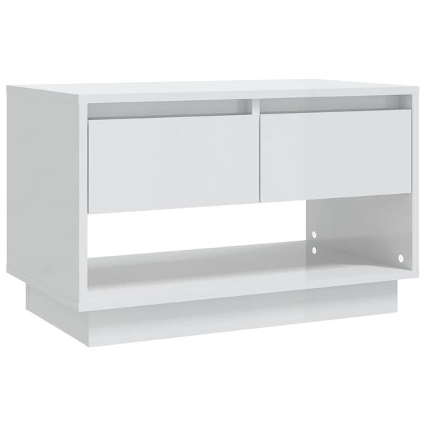 TV Cabinet High Gloss White 27.6