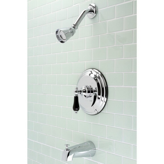 Kingston Brass Duchess Tub and Shower Faucet  Poli...