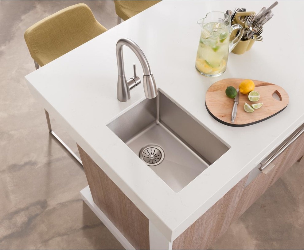 Elkay Avado Bar Faucet With Pull Down Spray and Forward Only Handle   Contemporary   Bar Faucets   by Sink Source  Houzz