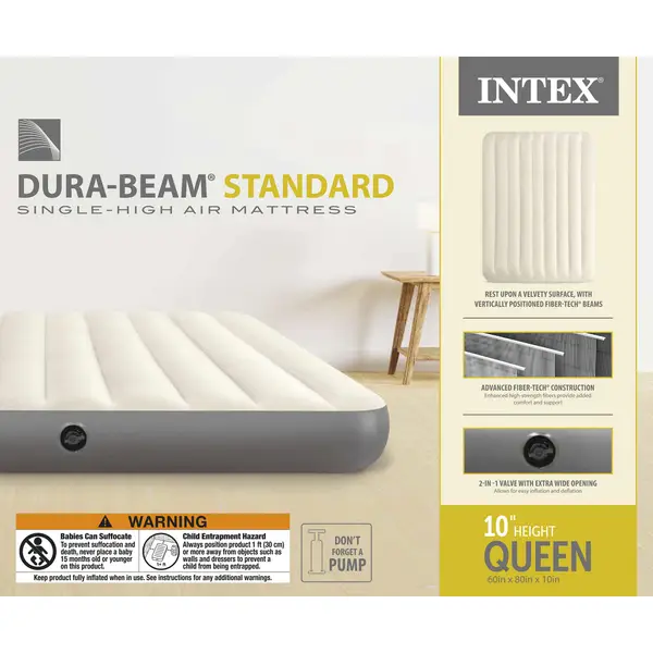 Intex Queen Dura Beam Single High Airbed