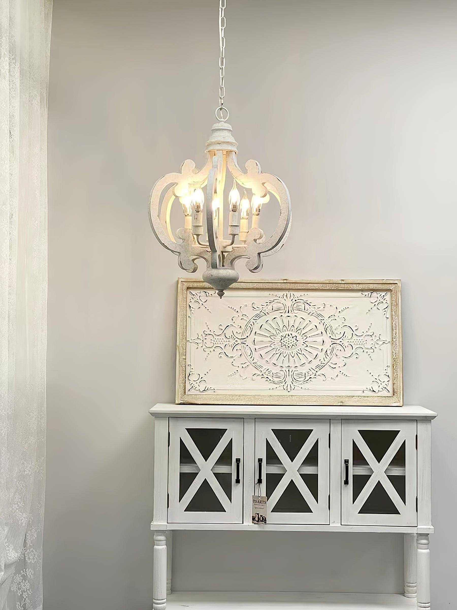 Antique White Style Chandelier