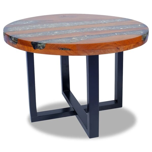 Coffee Table Teak Resin 23.6