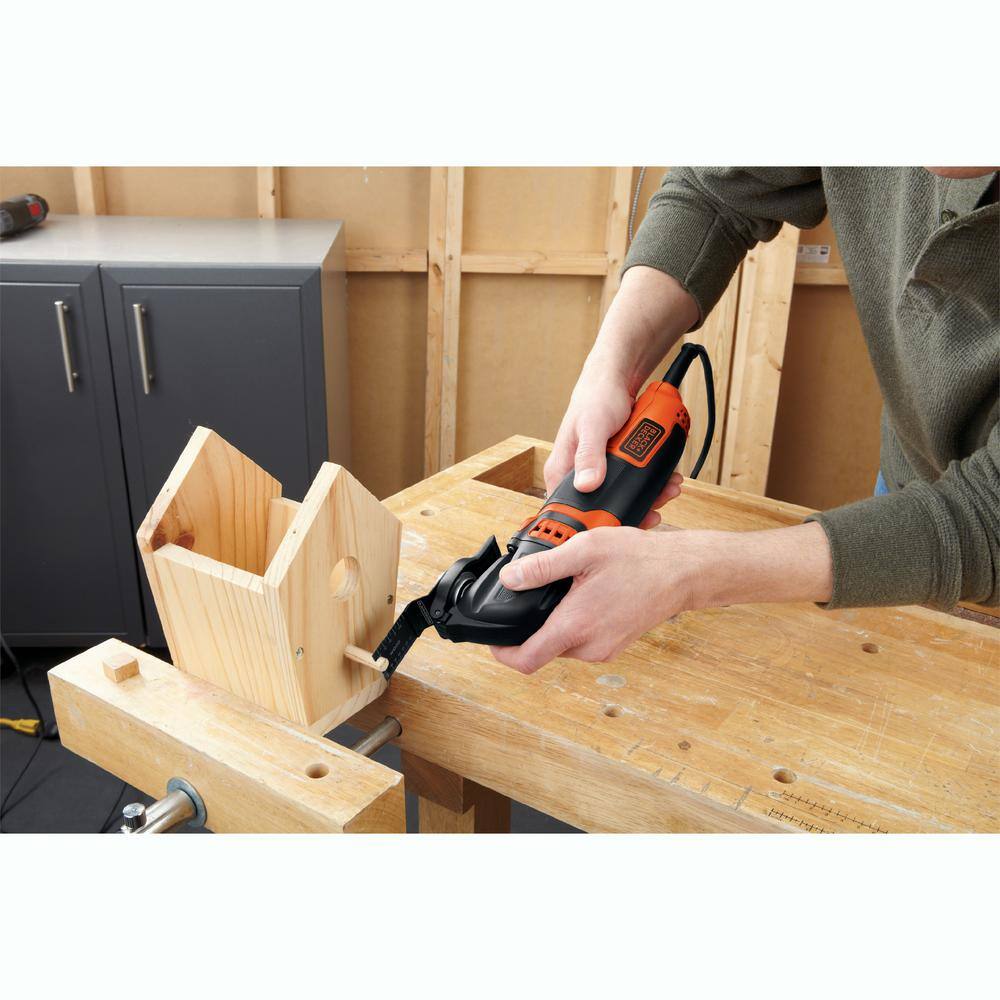 BLACK+DECKER 2.0 Amp Variable Speed Oscillating Multi Tool BD200MTB