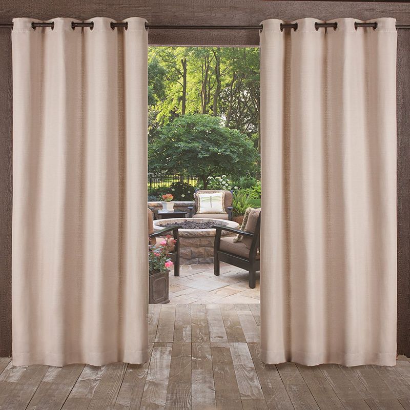 Exclusive Home 2-pack Delano Indoor/Outdoor Window Curtain