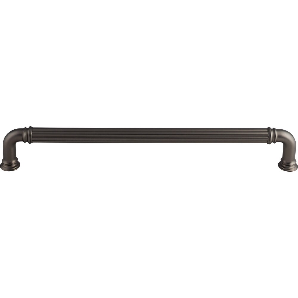 Top Knobs Reeded 18 Inch Center to Center Appliance Pull from the