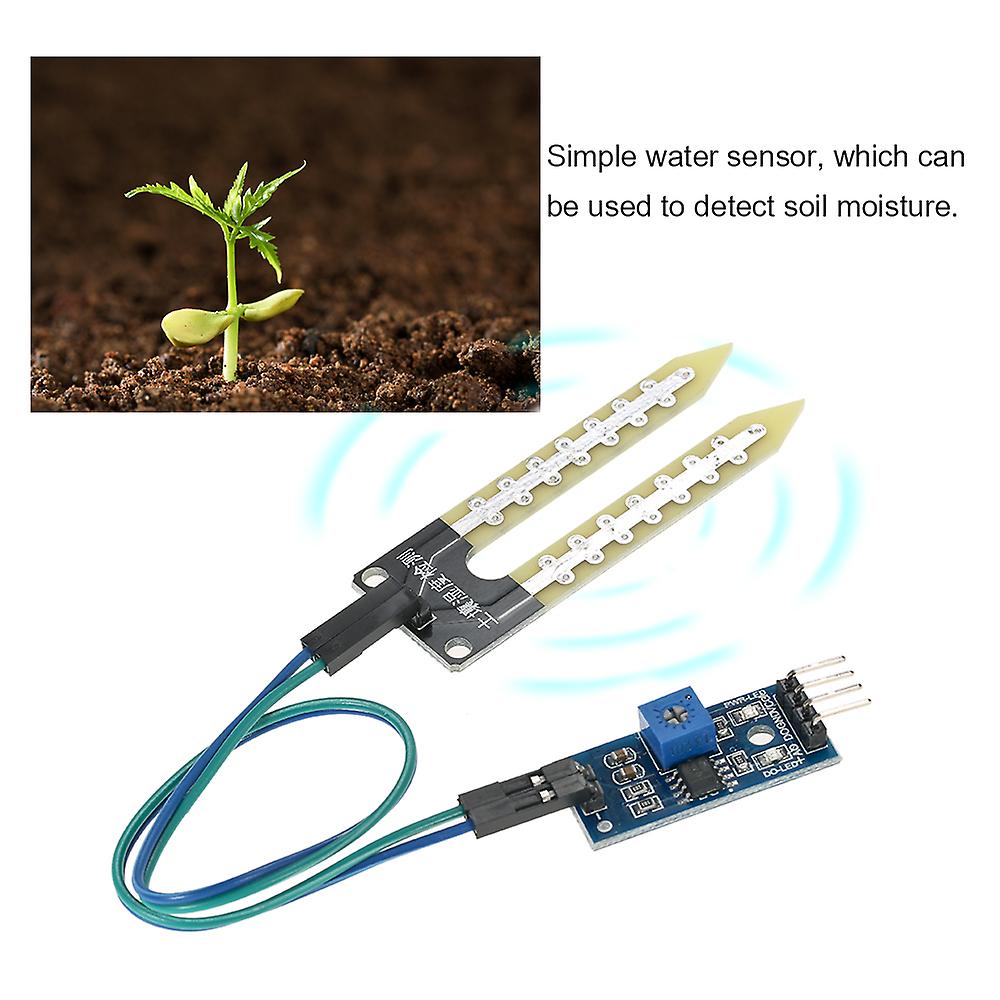 5pcs Soil Humidity Hygrometer Moisture Detection Sensor Module Automatic Watering System Replacement For Arduino