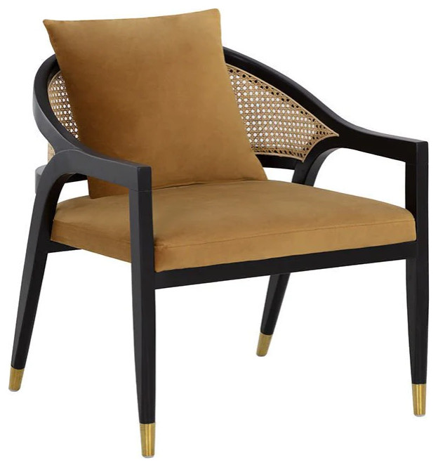 Pelumi Lounge Chair  Gold Sky   Contemporary   Indoor Chaise Lounge Chairs   by Virgil Stanis Design  Houzz