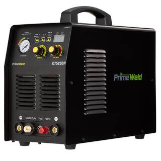 PrimeWeld Pilot Arc PlasmaTigStick 50A Plasma Cutter 200A Welder Combo 12 in. Clean Cut Dual Voltage 110220-Volt CT520DP CT520DP