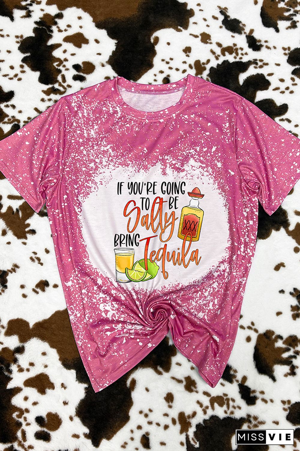 If You're Going To Be Salty Tequila Graphic Tee Wholesale