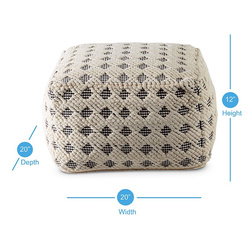 Steve Silver Co. Kodi Square Pouf