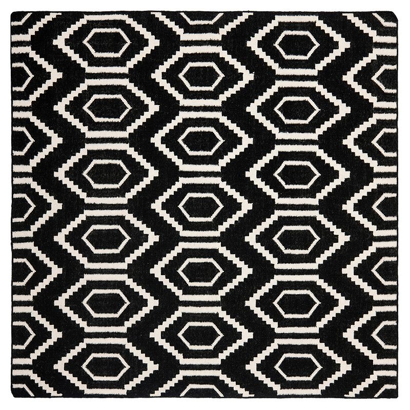 Safavieh Dhurries Flat Hex Handwoven Flatweave Wool Rug