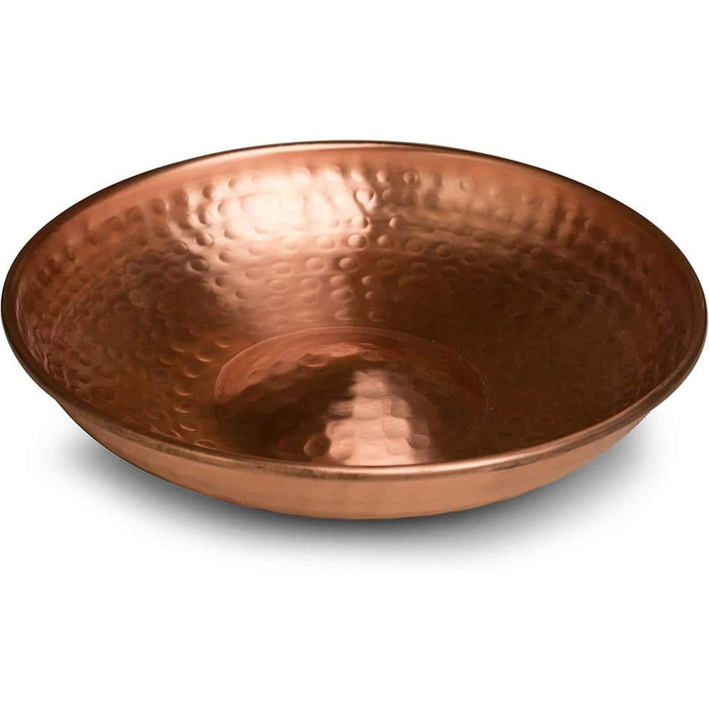 Monarch Abode Monarch Pure Copper Hand Hammered Hanging Bird Bath 17065