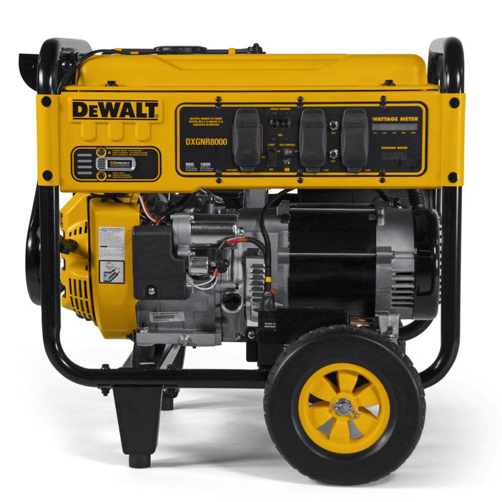 DEWALT 8000 Watt Portable Gas Generator - DXGNR8000 PMC168000 from DEWALT