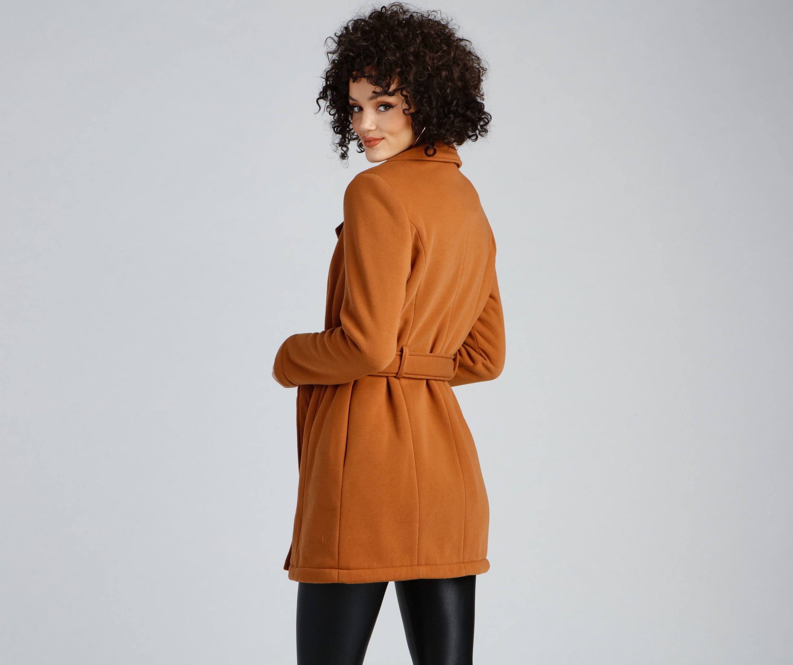 The Essential Fleece Trench Coat