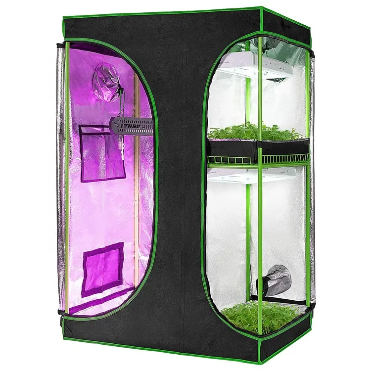 Sinowell Manufacture Direct Supply 2 in 1 Growing Tent System  Grow Tent