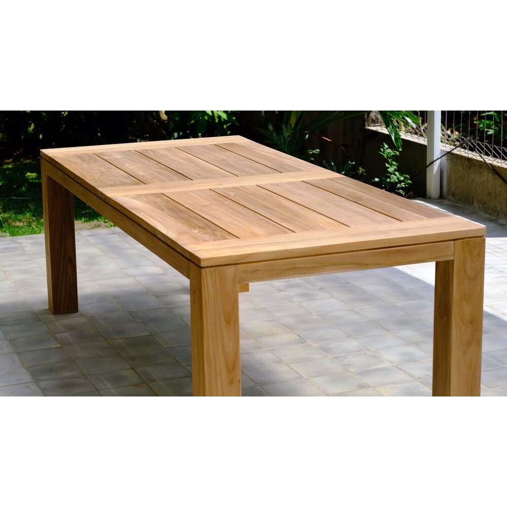 Posh Pollen Croatia Teak Dining Table  Seats 8 10   N/A