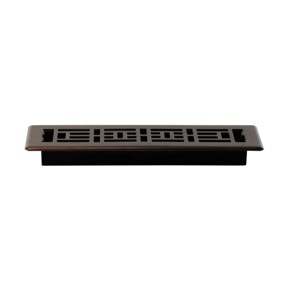 Decor Grates 2-14 in. x 12 in. Steel Floor Register AJH212-RB