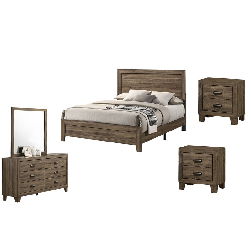 Best Quality Furniture Donna 5 Piece Bedroom Set with 2 Nightstands - - 35935018