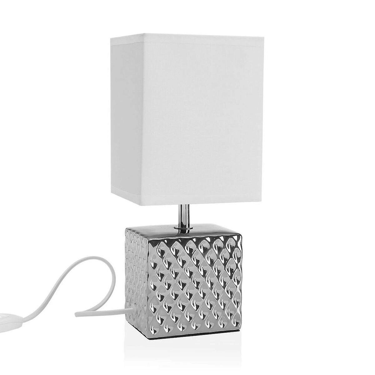 Desk lamp Versa Silver 11 x 13 x 30 cm 13 x 11 x 30 cm Porcelain 10 x 8 x 10 cm 11 x 30 x 13 cm