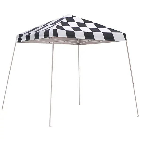 ShelterLogic 8'x8' Checkered Flag Sport Series Pop Up Slant Leg Canopy