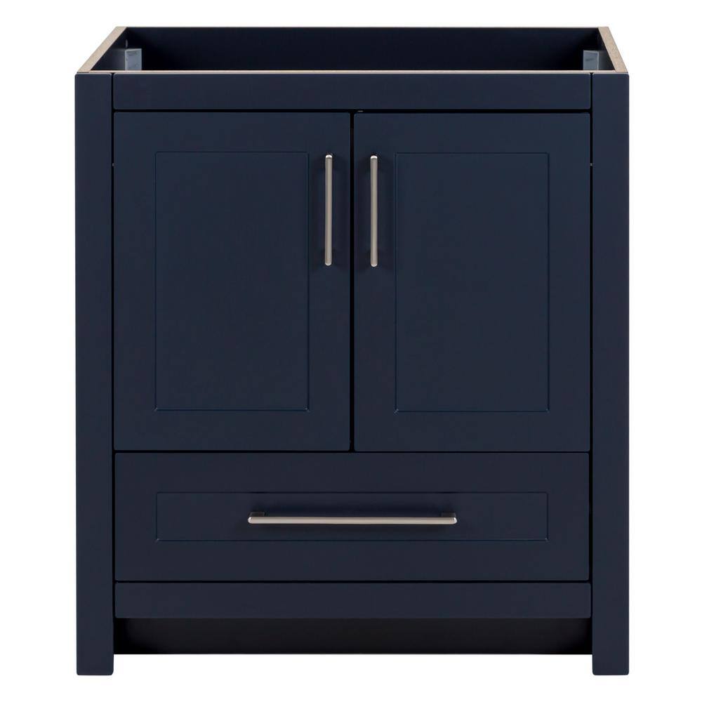 Home Decorators Collection Craye 30 in. W x 21.6 in. D x 34 in. H Bath Vanity Cabinet without Top in Deep Blue CY30-DB