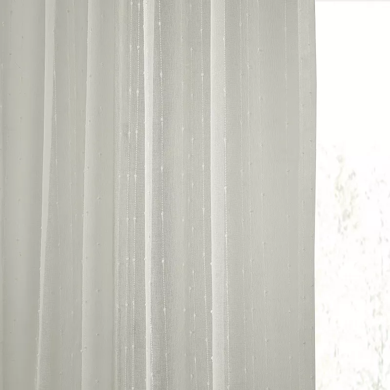 EFF Montpellier Striped Sheer Curtain