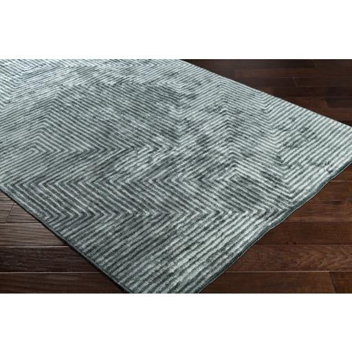 Quartz Viscose Sage Rug in Various Sizes