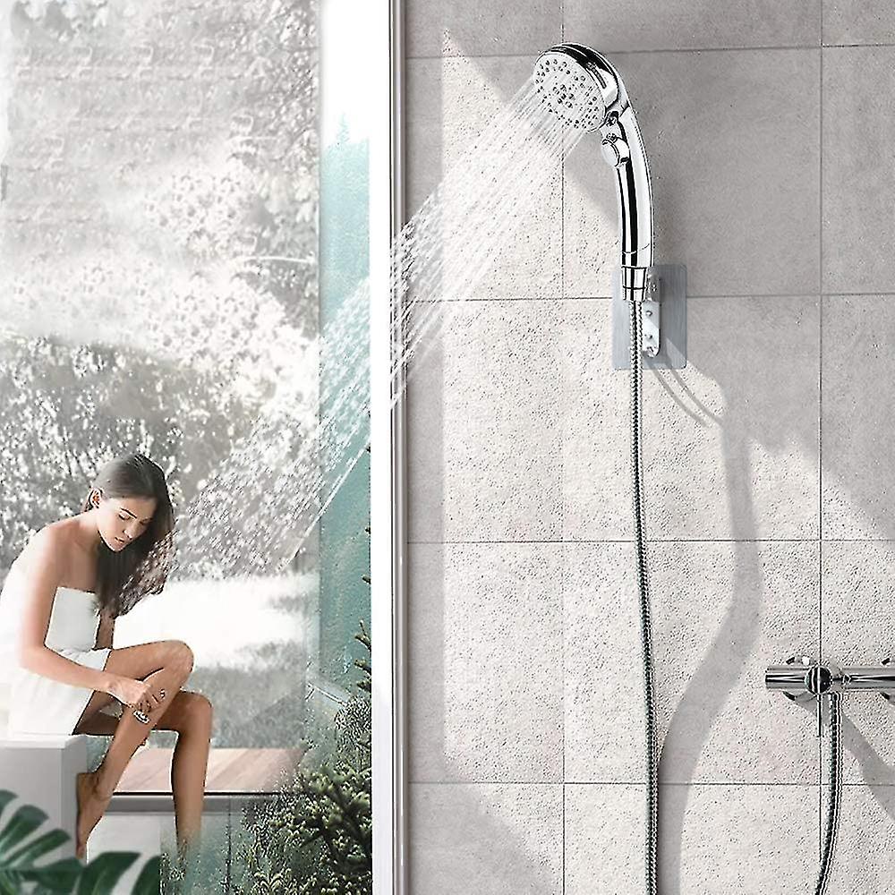 Shower Head Universal Bath Shower Handheld Handset Chrome 5 Mode Function