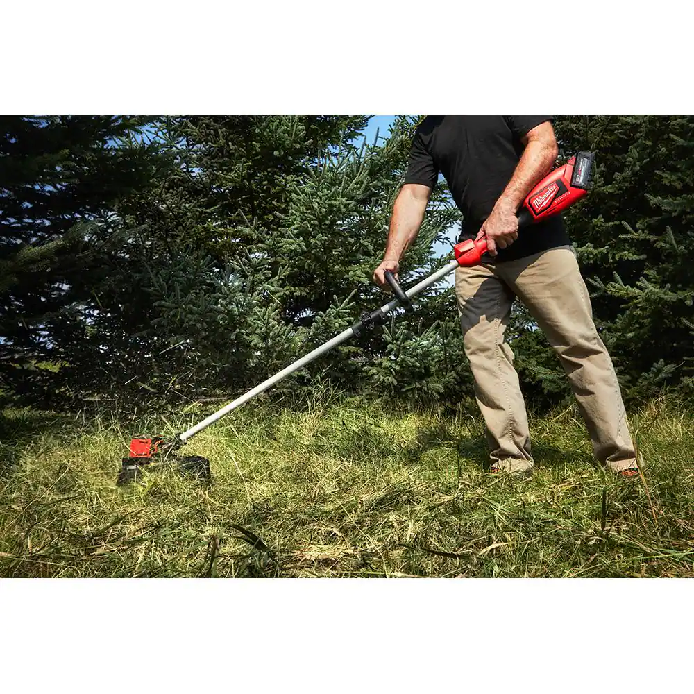 Milwaukee 2828-21 M18 18V Lithium-Ion Brushless Cordless String Trimmer Kit with 6.0 Ah Battery and Charger