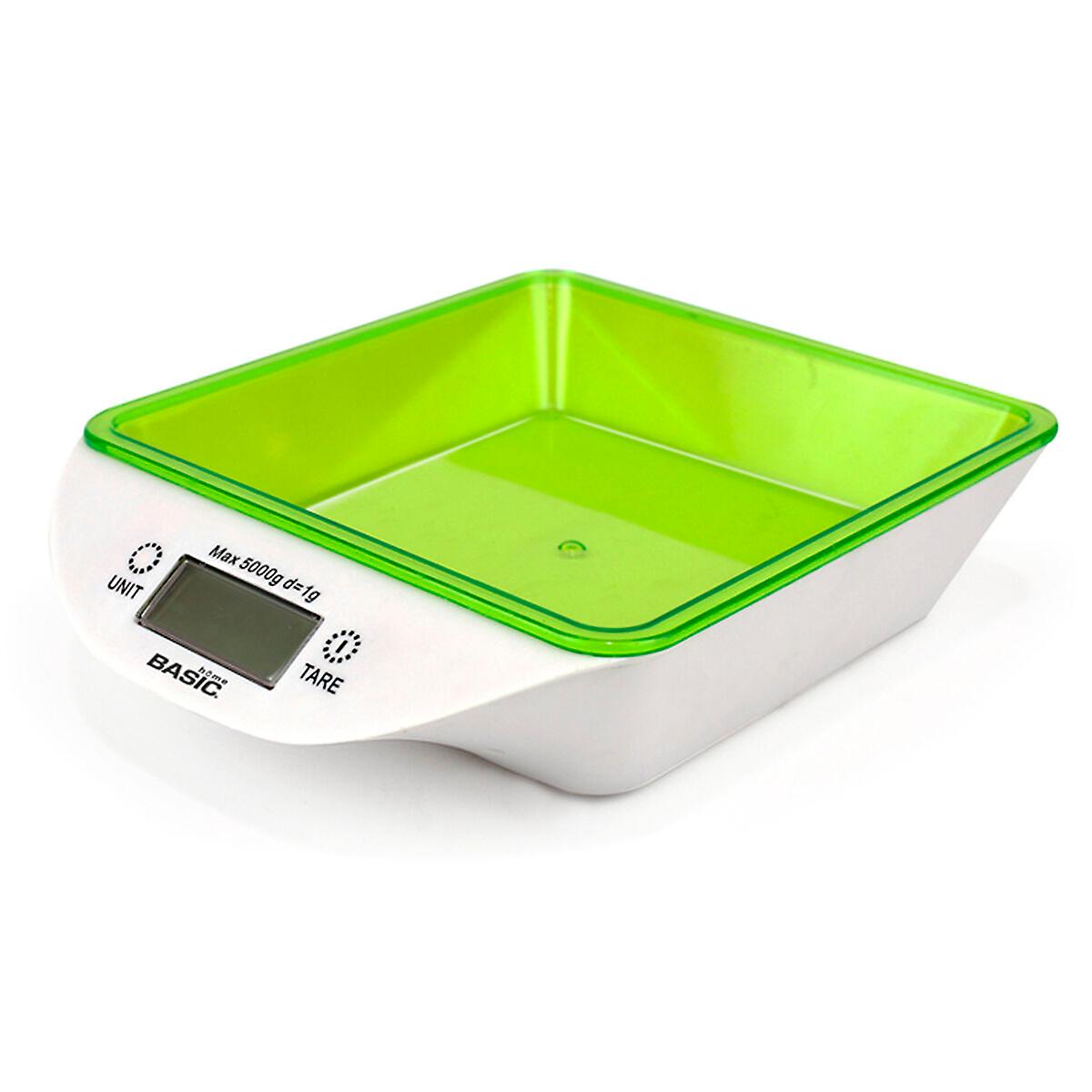 Digital Kitchen Scale Basic Home 5 kg (22 x 18 x 5 cm)