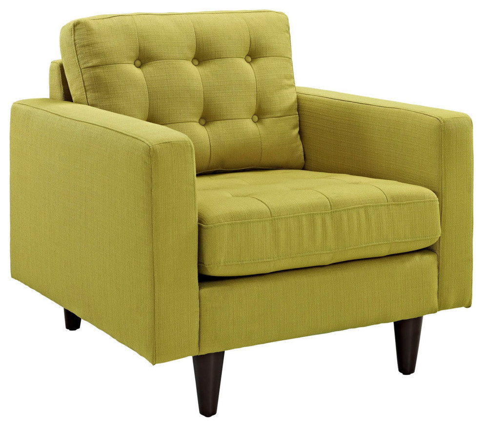 Melanie Wheatgrass Sofa and Armchairs 3 Piece Set   Midcentury   Living Room Furniture Sets   by Peachtree Fine Furniture  Houzz