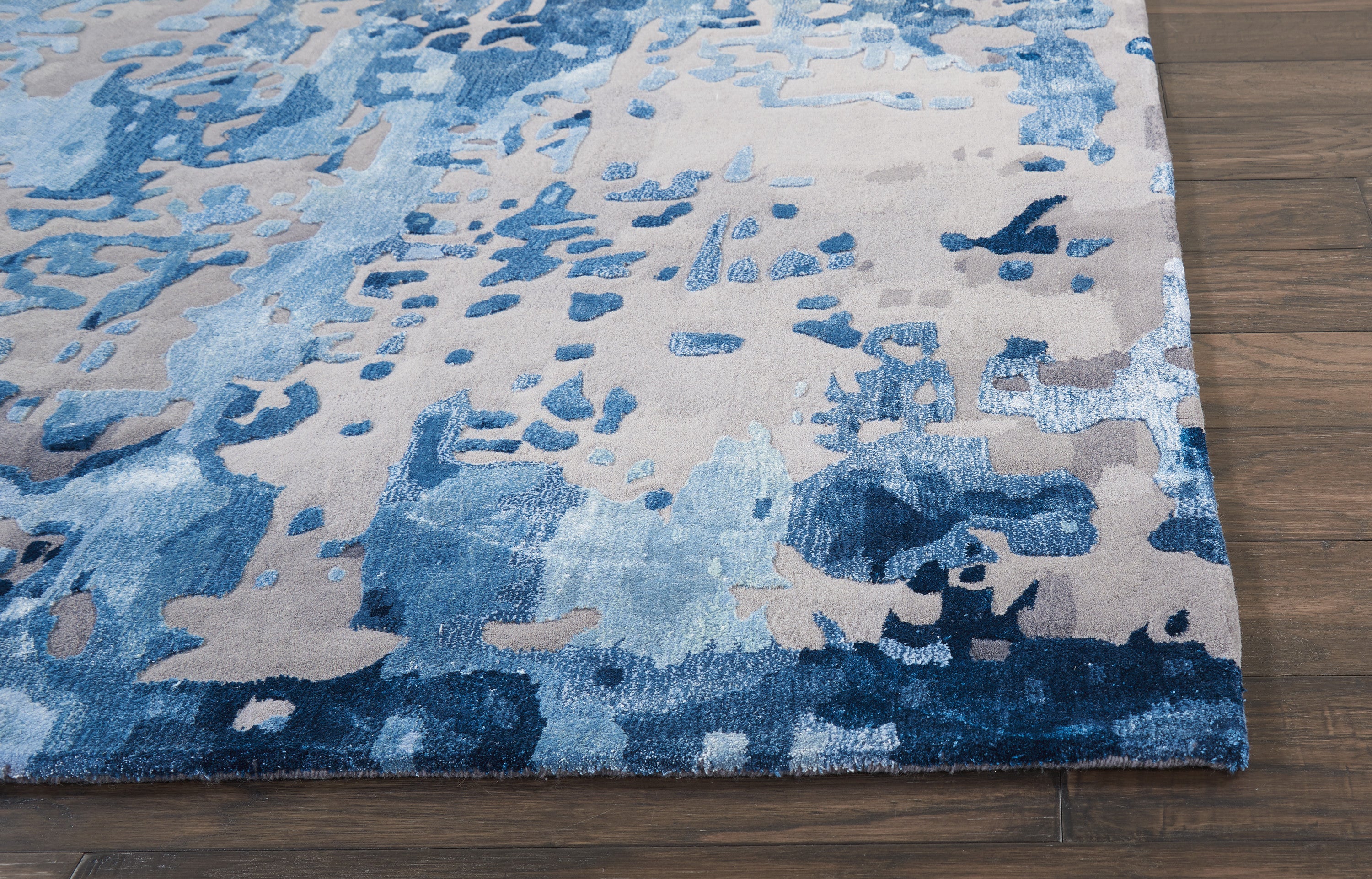 Prismatic Blue/Grey Rug