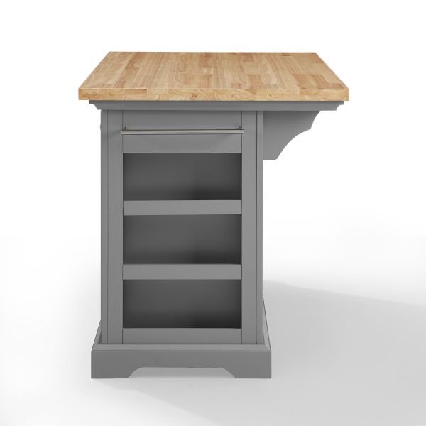 Julia Wood Top Kitchen Island