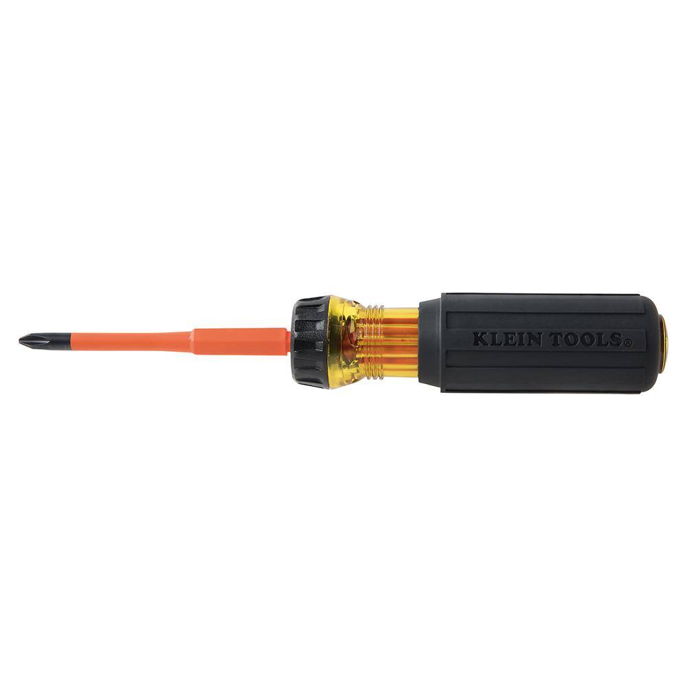 Klein Tools 14 in. Flip-Blade Insulated Screwdriver 32293R