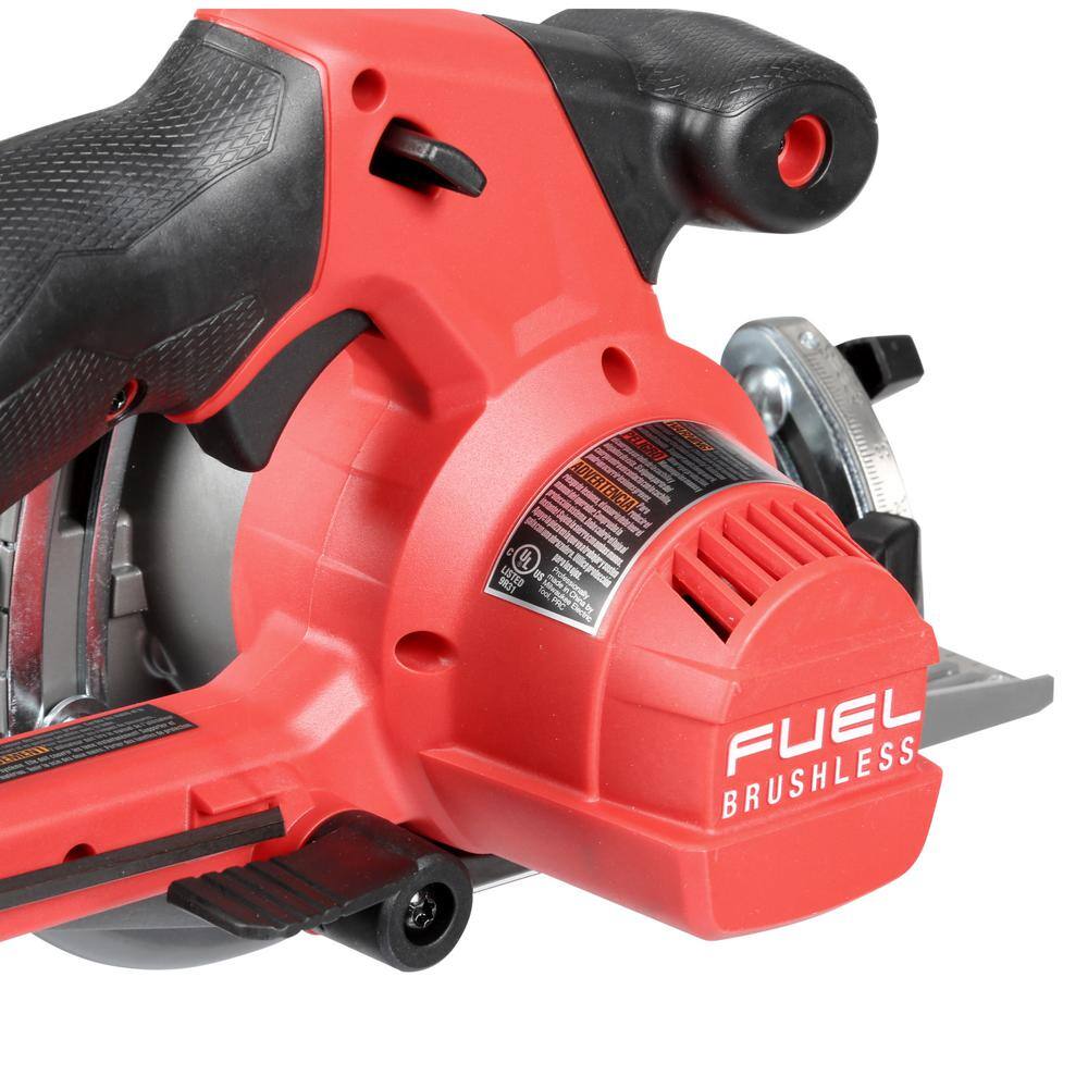 MW M12 FUEL 12V Lithium-Ion Brushless 5-38 in. Cordless Circular Saw with 4.0 Ah M12 Battery 2530-20-48-11-2440