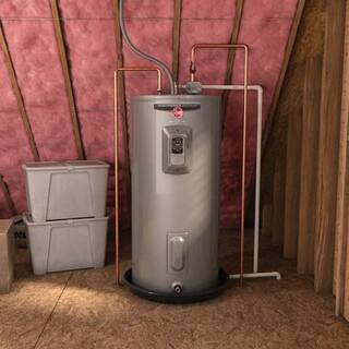 Rheem Gladiator 55 gal. Tall 12-Year 5500W Electric Water Heater with Leak Detection Auto Shutoff - WA OR Version XE55T12CG55U0