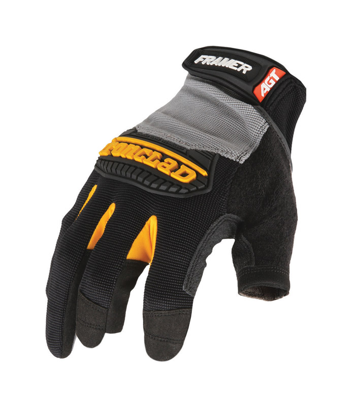 Ironclad Unisex Carpenter Framer Gloves Black/Gray M 1 pair