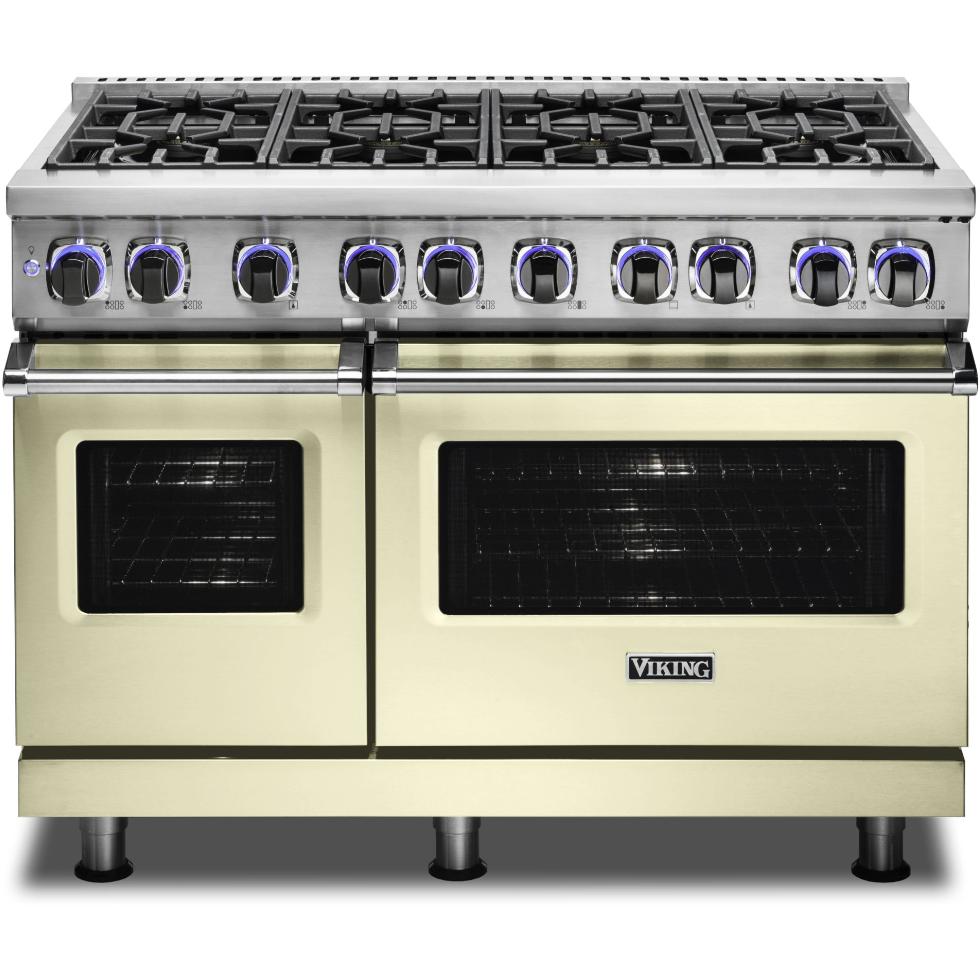 Viking 48-inch Freestanding Gas Range with Elevation Burners VGR7482-8BVC