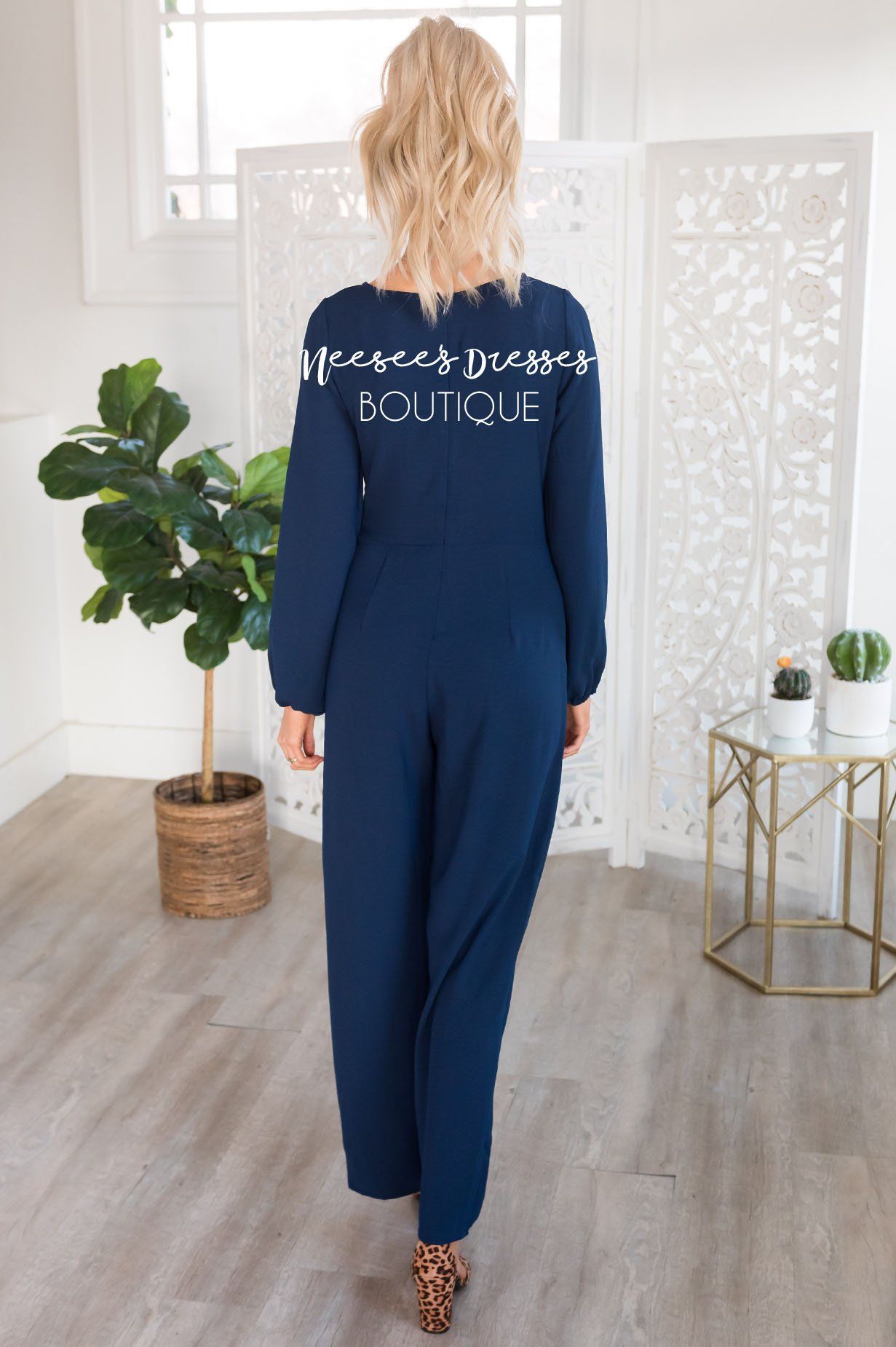 The Lolo Navy Jumpsuit