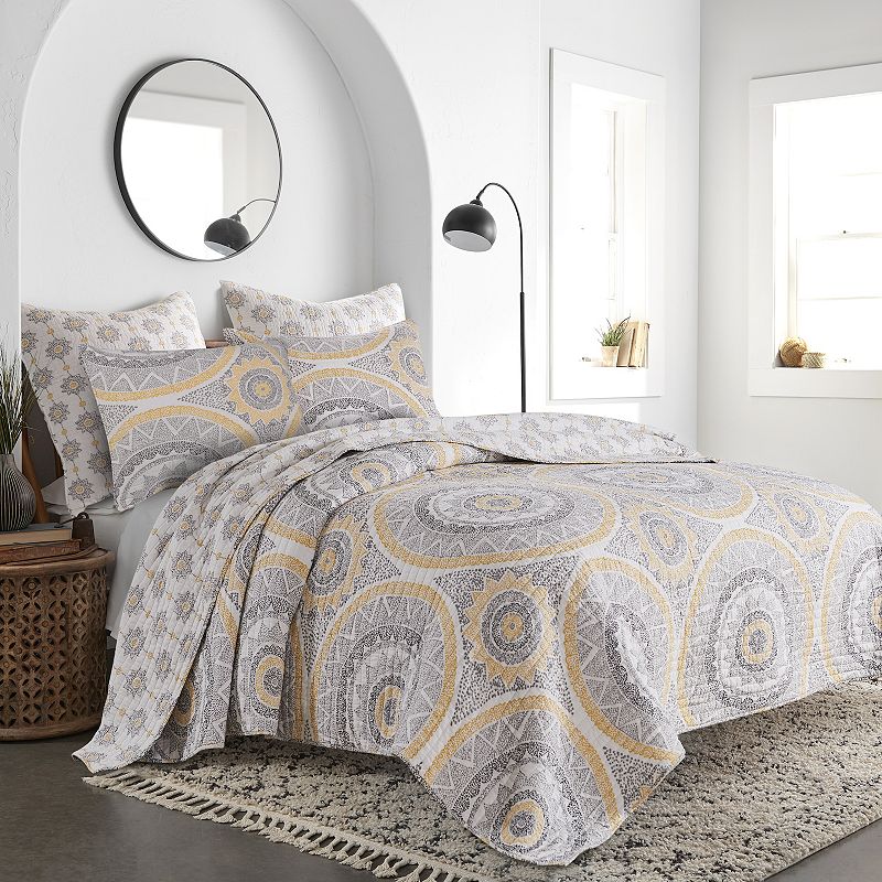 Levtex Home Luiza Ochre Quilt Set with Shams