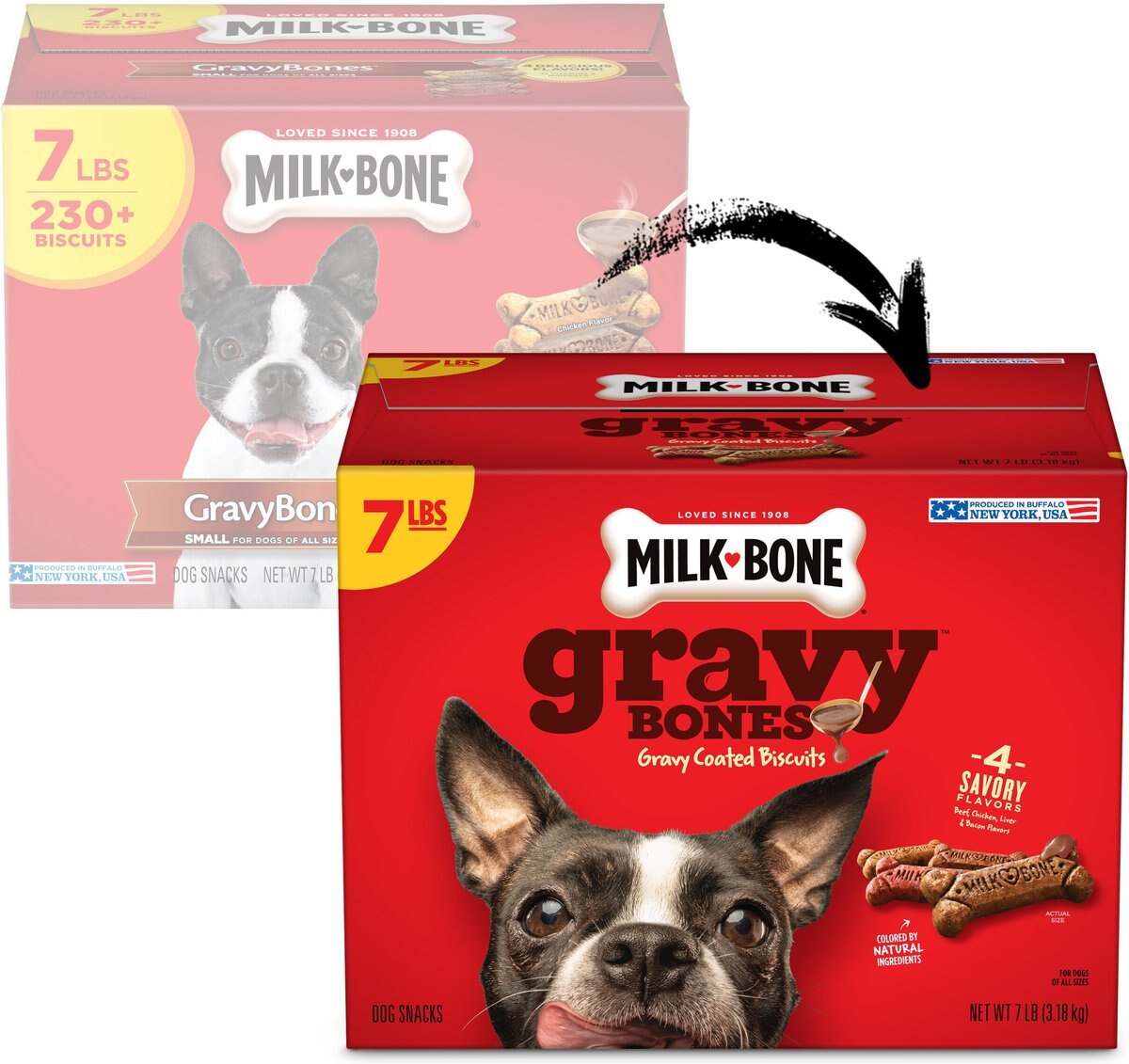 Milk-Bone GravyBones Biscuits Dog Treats