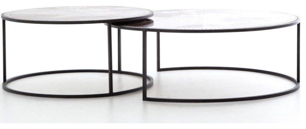 Catherine Nesting Coffee Table   Industrial   Coffee Table Sets   by Marco Polo Imports  Houzz