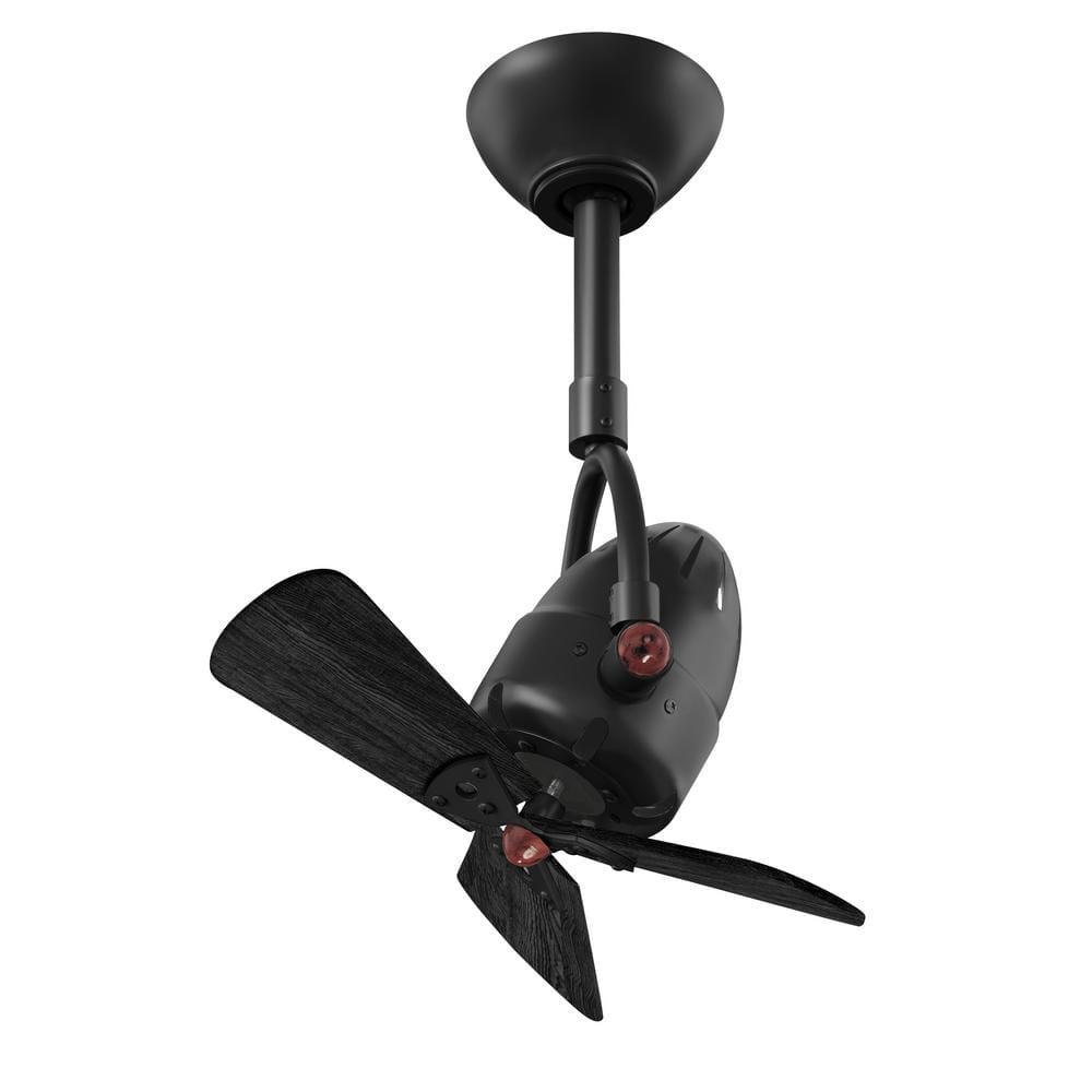 Matthews Fan Company Diane 16 in Matte Black Ceiling Fan